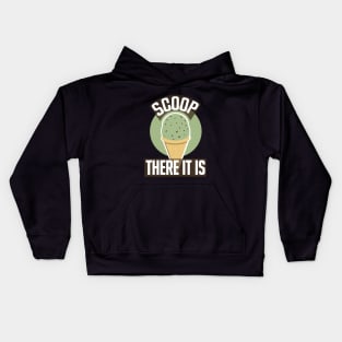 Scoop There It Is Mint Ice Cream Kids Hoodie